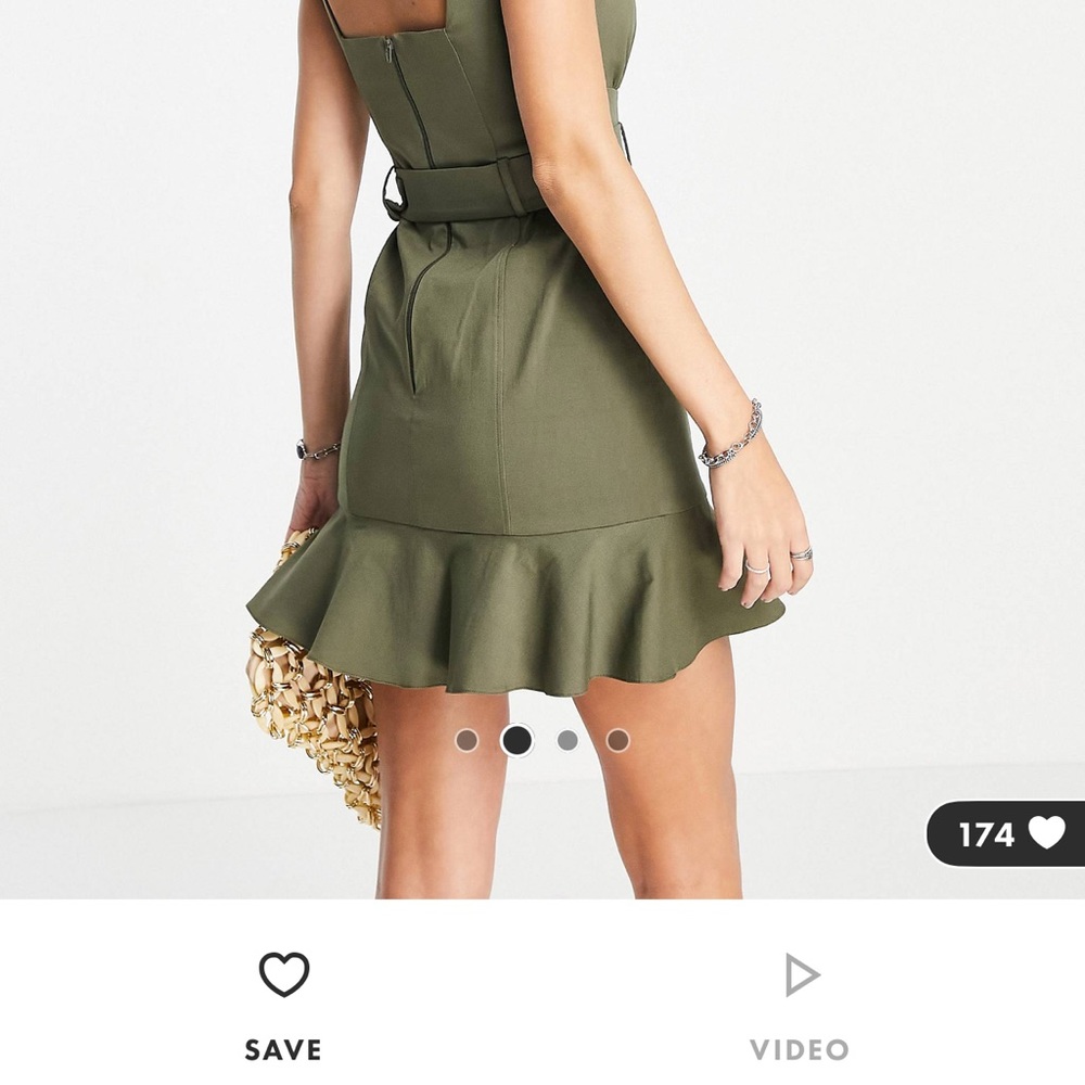 NWT - pephem mini dress with belt